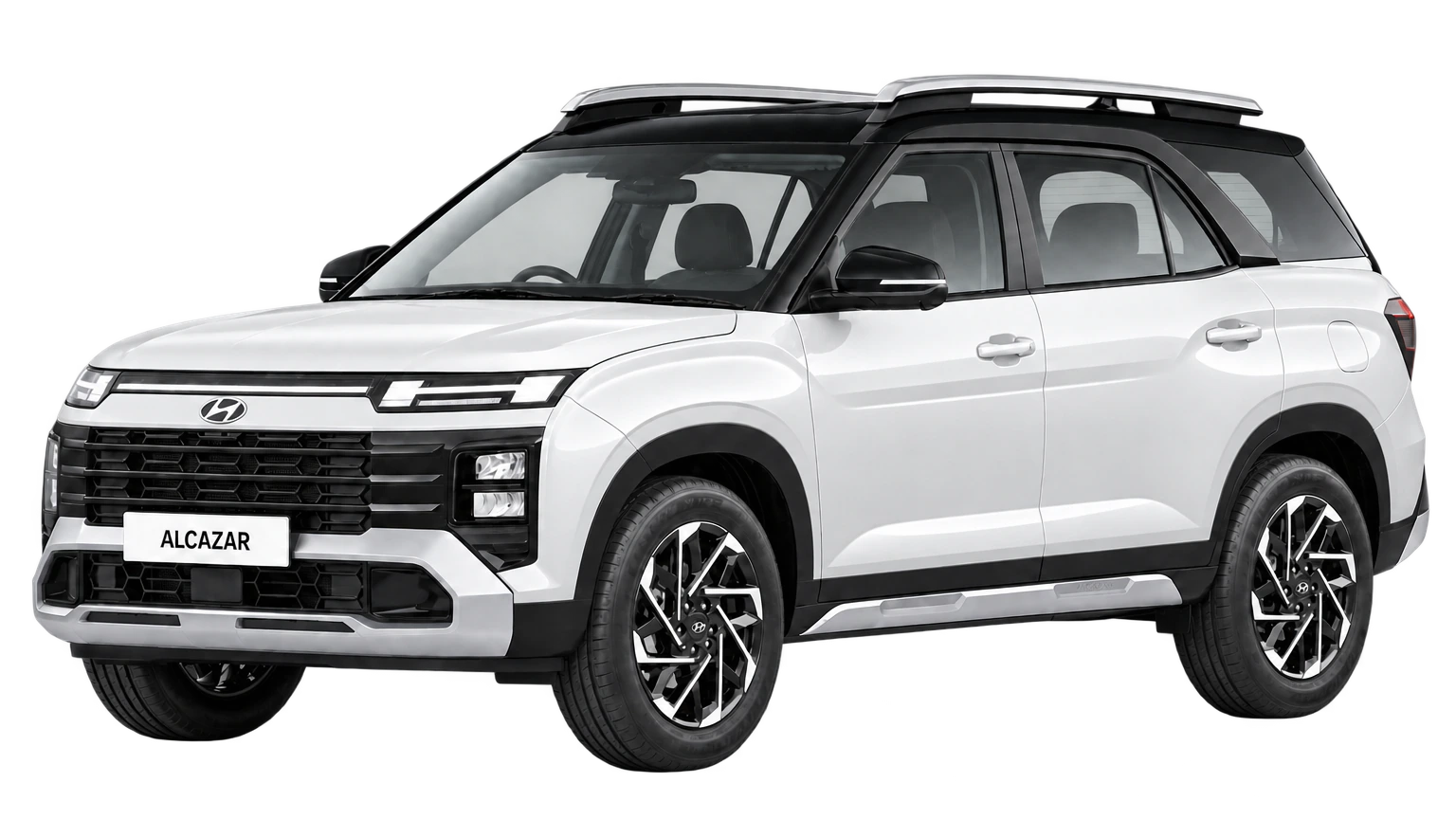 Hyundai Alcazar — Atlas White Dual Tone