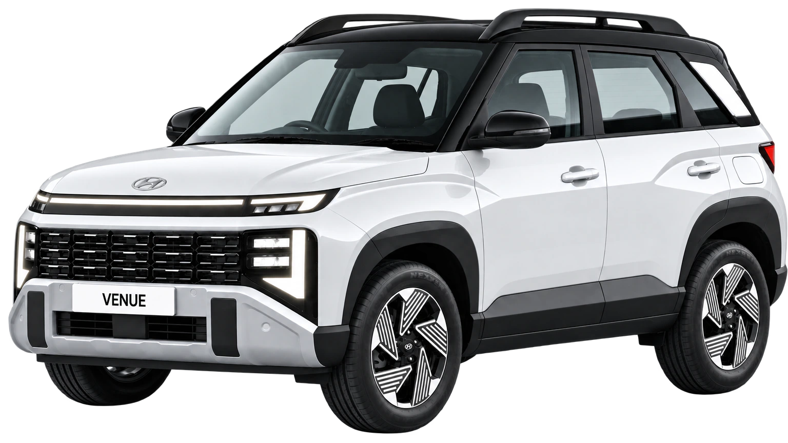 Hyundai Venue — Atlas White With Black Roof