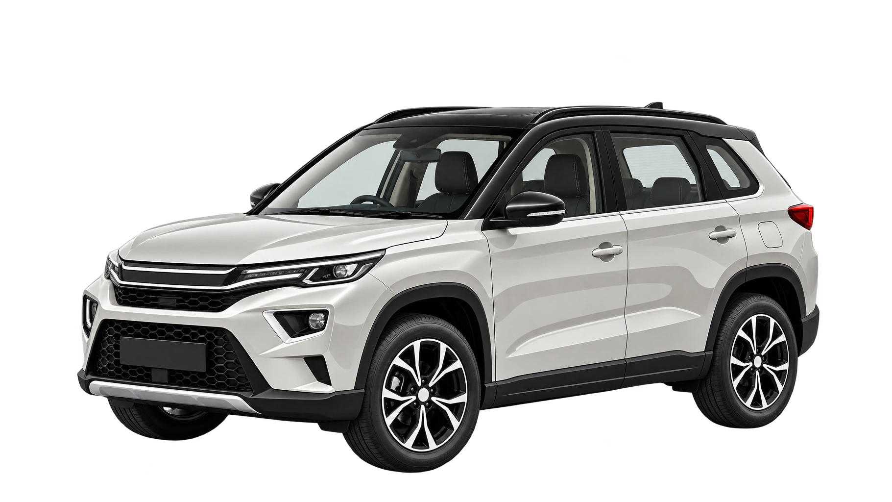 Toyota Urban Cruiser Hyryder — Cafe White With Midnight Black