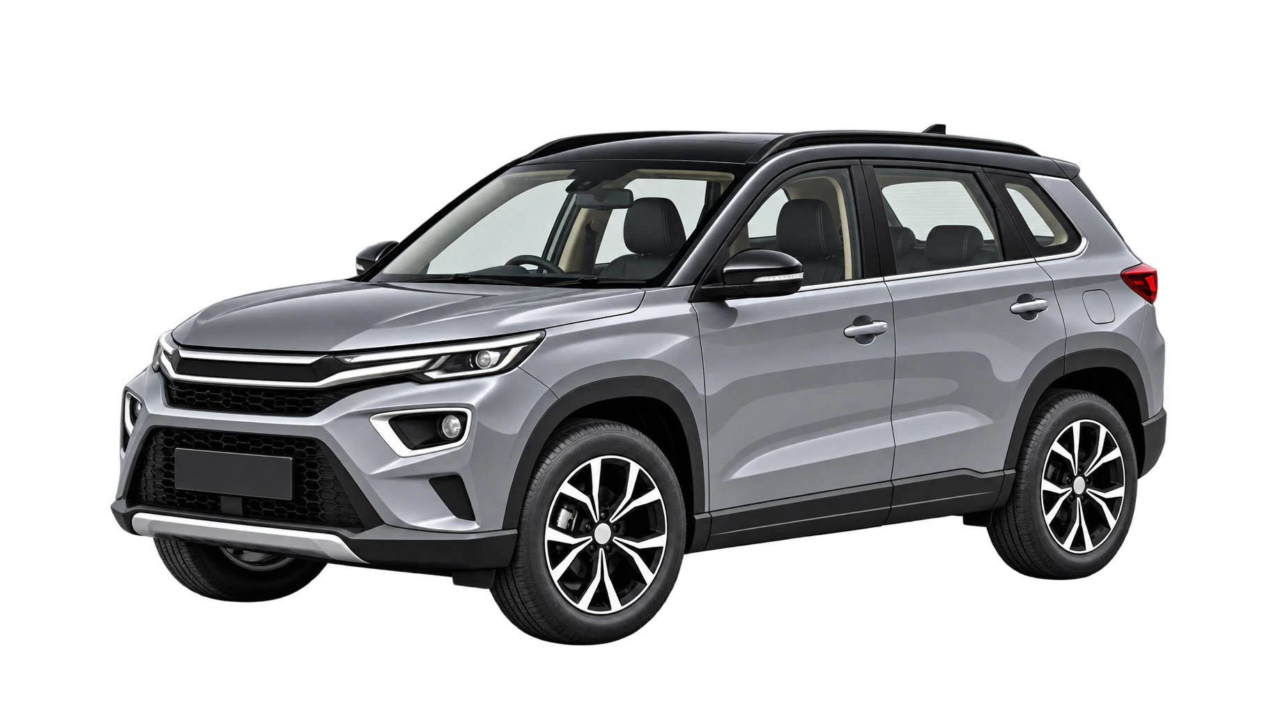 Toyota Urban Cruiser Hyryder — Enticing Silver