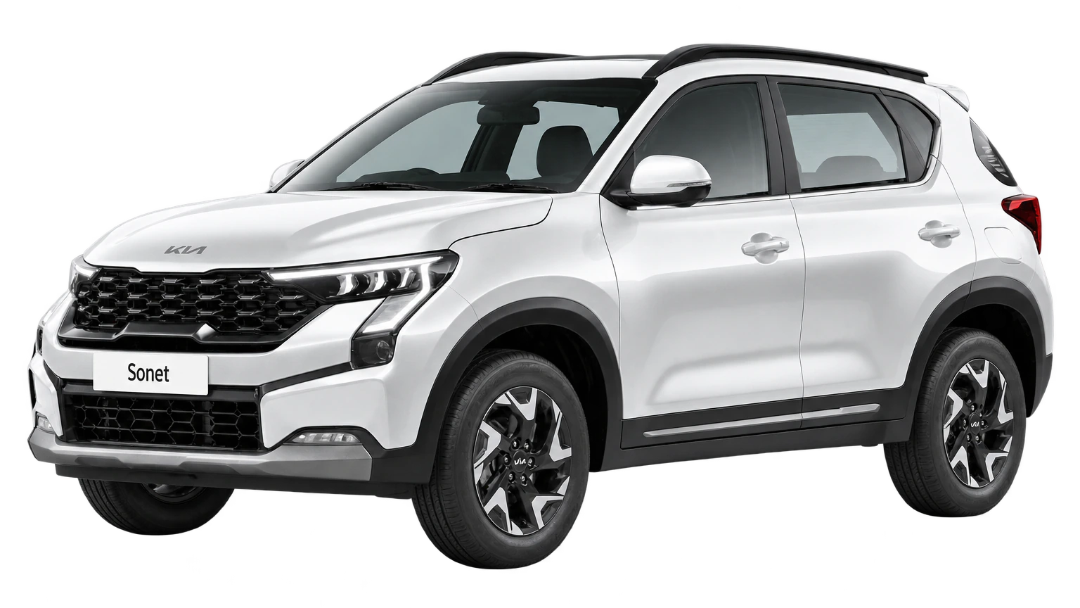 Kia Sonet — Glacier White Pearl