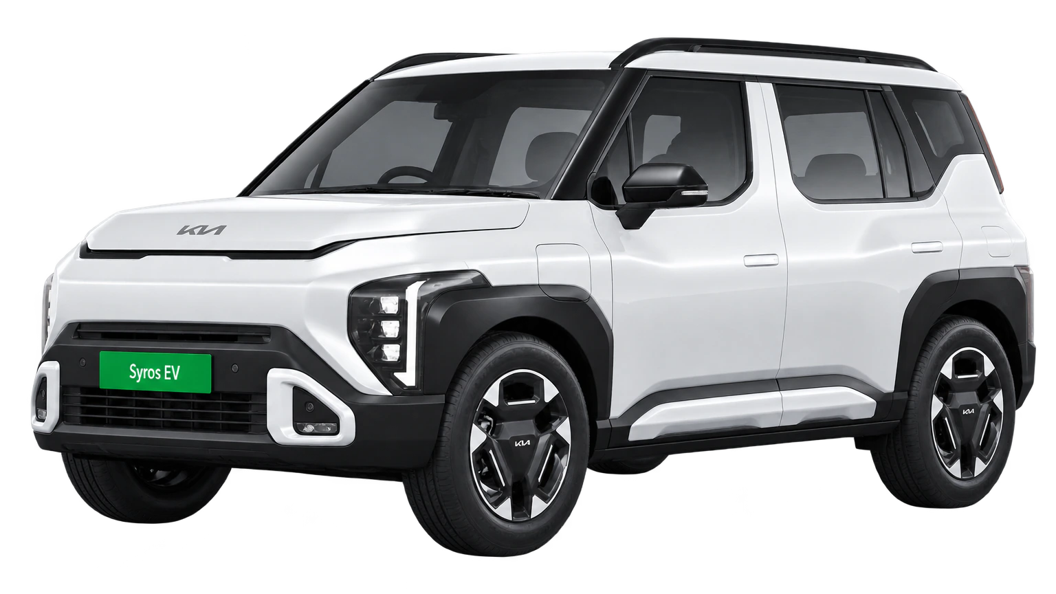 Kia Syros EV — Glacier White Pearl