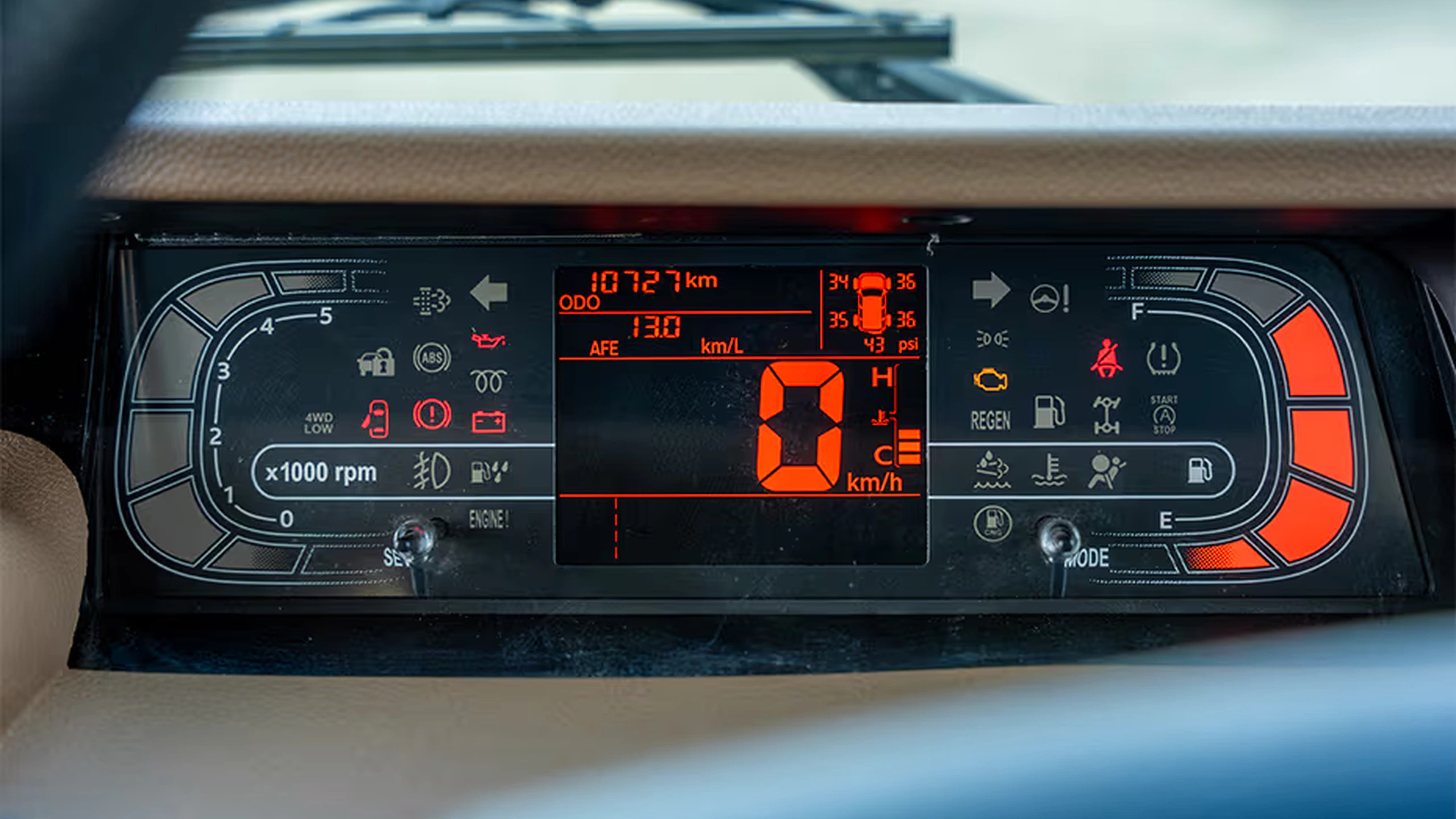 Mahindra Bolero interior