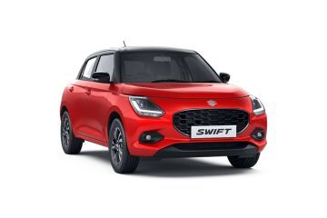 Maruti Suzuki Swift — Sizzling Red With Bluish Black Roof