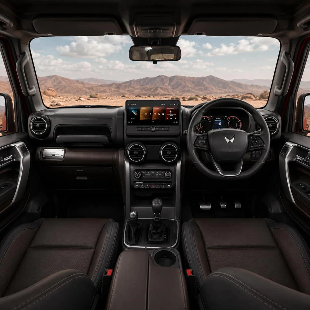 Mahindra Thar interior